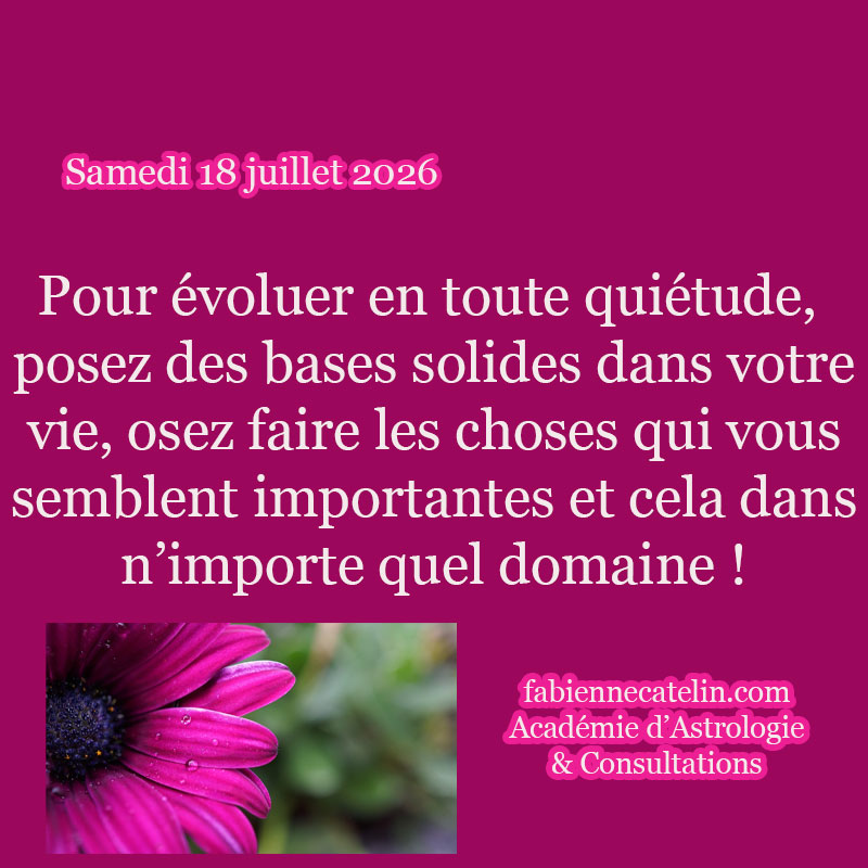 6 18 juillet 2026